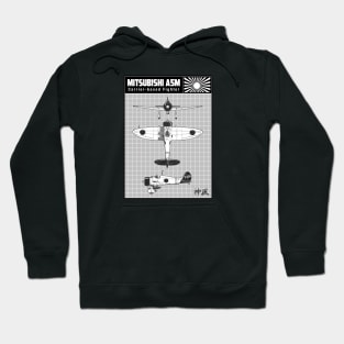 A5M FIGHTER AIRCRAFT DIAGRAM Hoodie